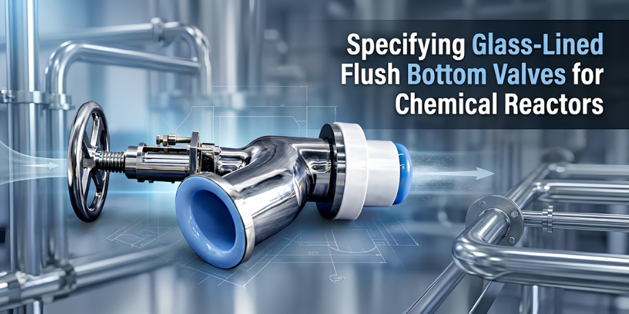 Specifying Glass-Lined Flush Bottom Valves for Chemical Reactors