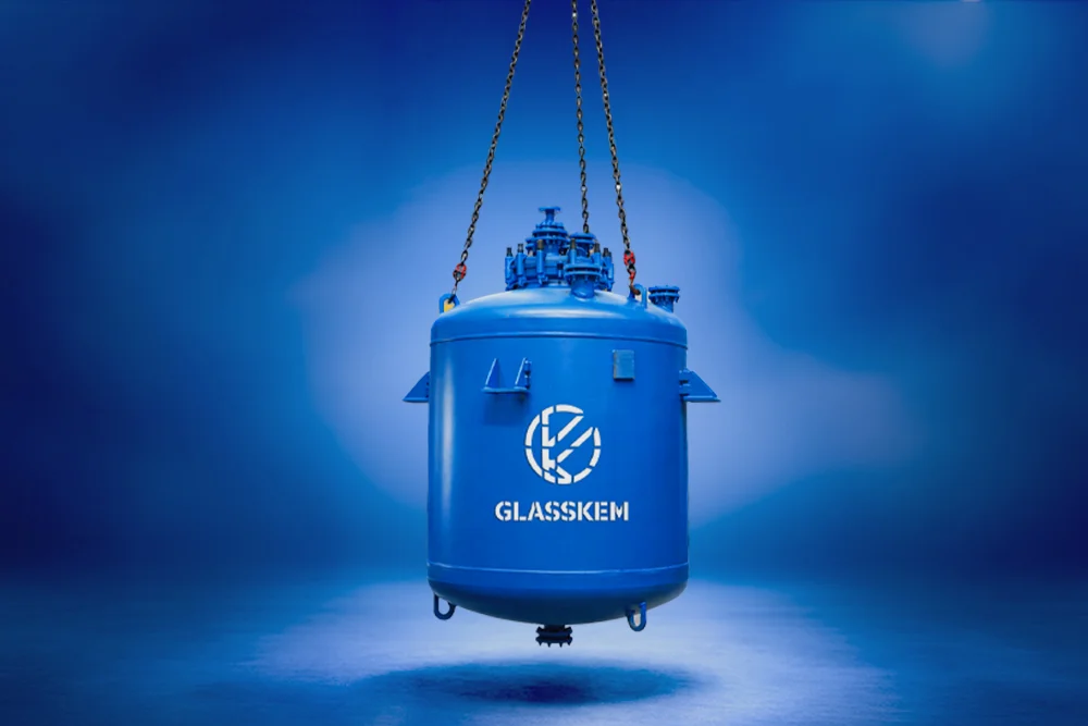 Glass lined vertical storage tank - Glasskem